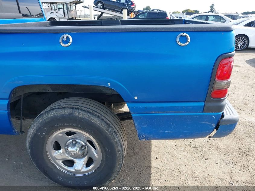 1999 Dodge Ram 1500 St VIN: 3B7HC13Z2XG197088 Lot: 41686269