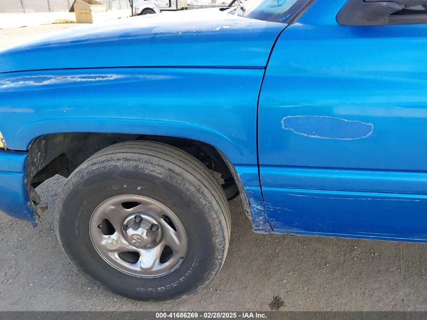 1999 Dodge Ram 1500 St VIN: 3B7HC13Z2XG197088 Lot: 41686269