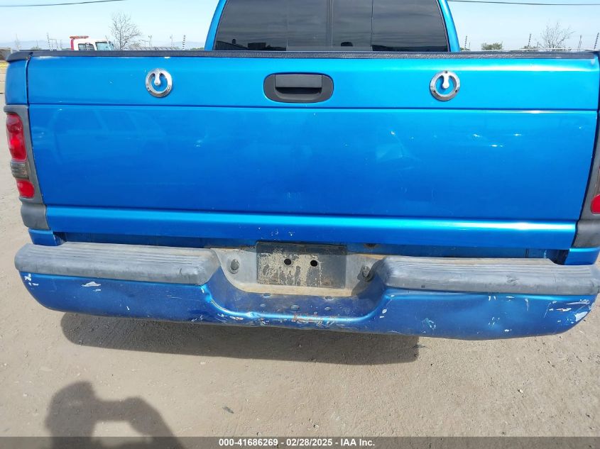 1999 Dodge Ram 1500 St VIN: 3B7HC13Z2XG197088 Lot: 41686269