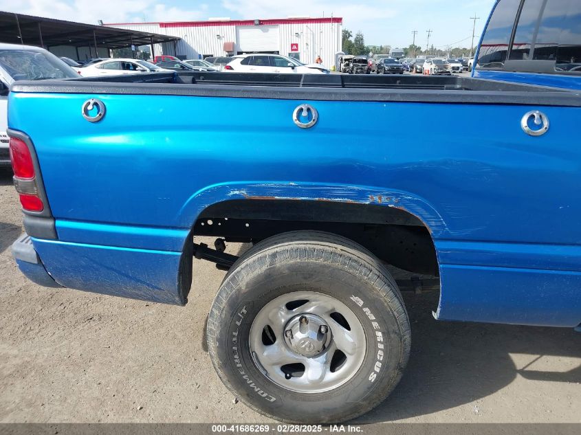 1999 Dodge Ram 1500 St VIN: 3B7HC13Z2XG197088 Lot: 41686269