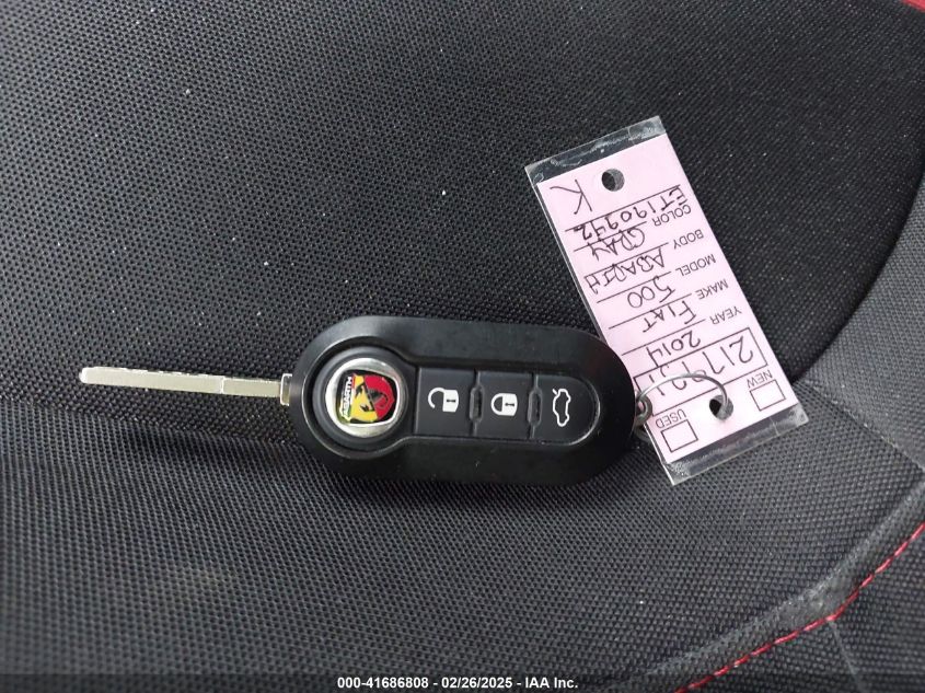 2014 Fiat 500 Abarth VIN: 3C3CFFFH9ET190942 Lot: 41686808
