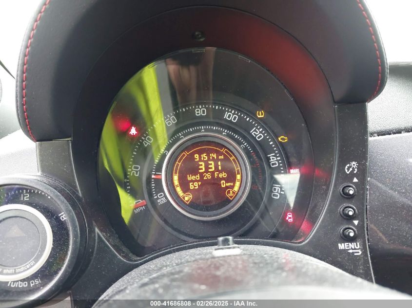 2014 Fiat 500 Abarth VIN: 3C3CFFFH9ET190942 Lot: 41686808