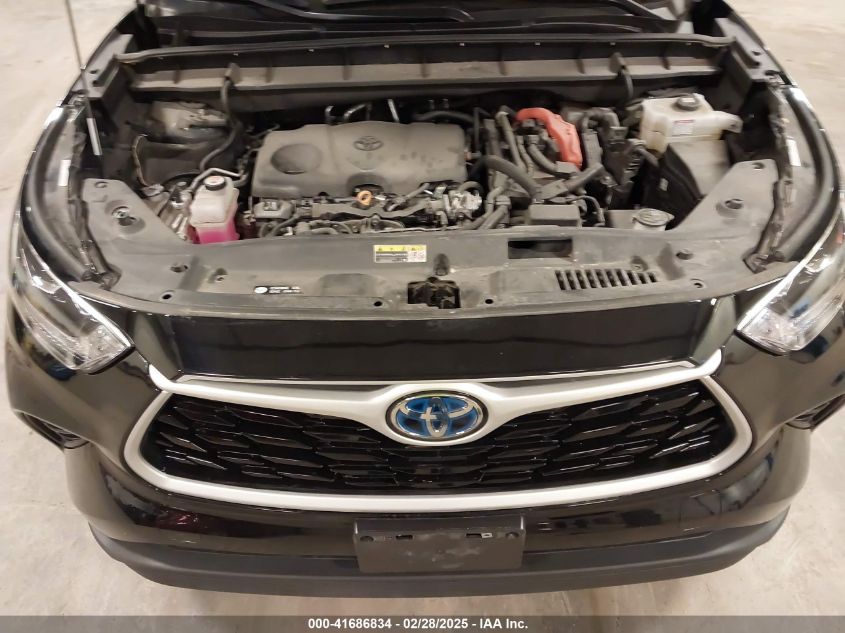 2023 Toyota Highlander Hybrid Xle Bronze VIN: 5TDABRCH3PS113176 Lot: 41686834