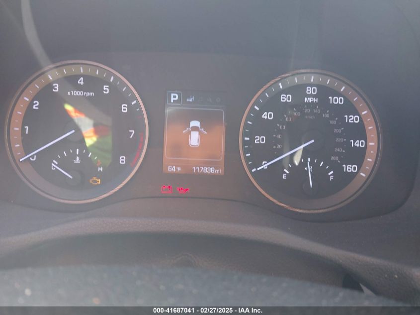 2017 Hyundai Tucson Sport VIN: KM8J3CA24HU278235 Lot: 41687041