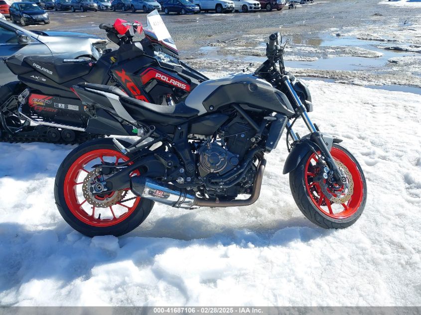 2019 Yamaha Mt07 VIN: JYARM27E2KA004794 Lot: 41687106