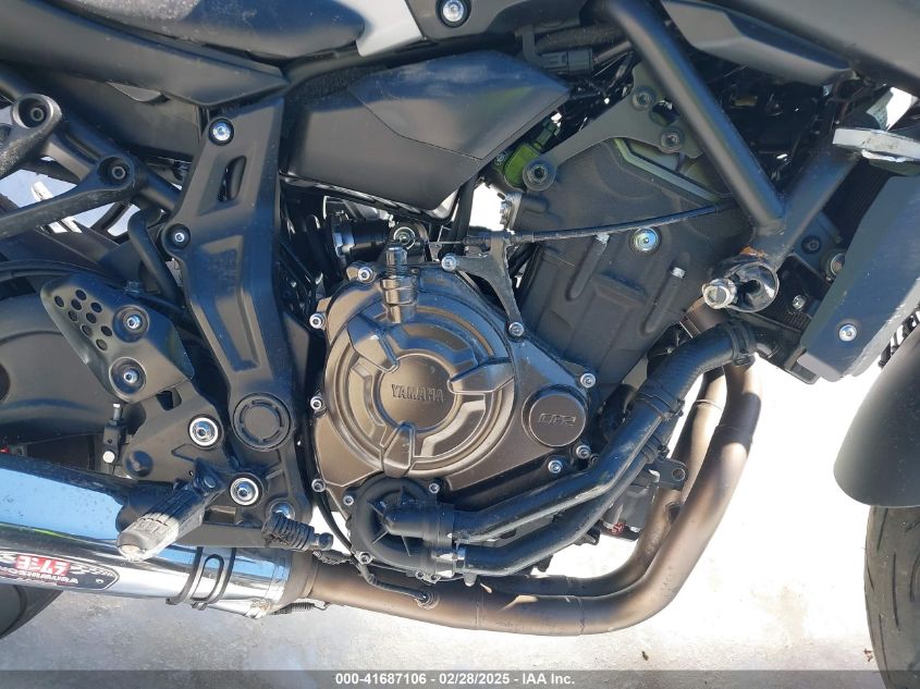 2019 Yamaha Mt07 VIN: JYARM27E2KA004794 Lot: 41687106