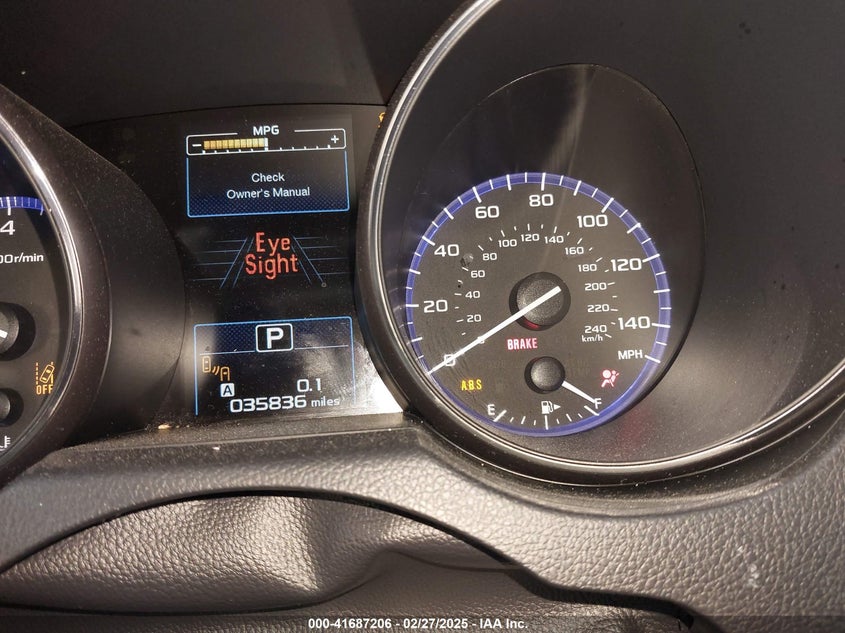 2019 SUBARU OUTBACK 2.5I PREMIUM - 4S4BSAHCXK3259552