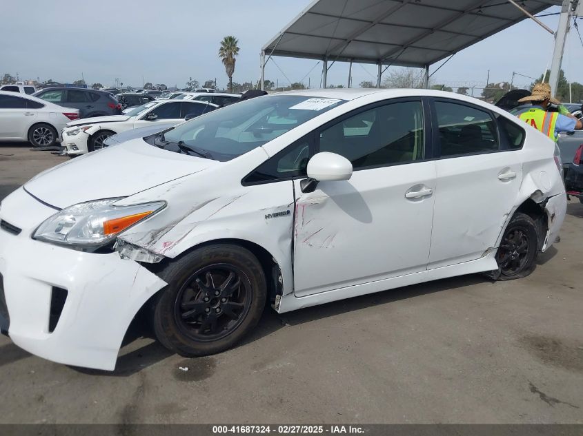 2012 Toyota Prius Two VIN: JTDKN3DU9C1494883 Lot: 41687324