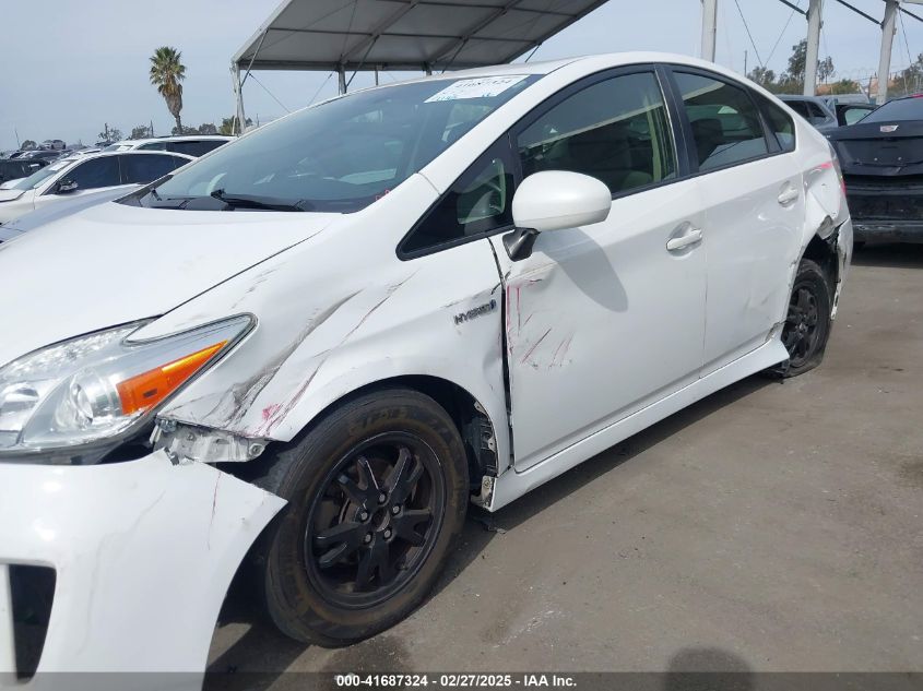 2012 Toyota Prius Two VIN: JTDKN3DU9C1494883 Lot: 41687324