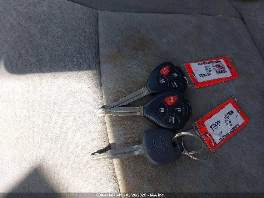 2009 Toyota Corolla Le VIN: 1NXBU40E99Z001259 Lot: 41687349