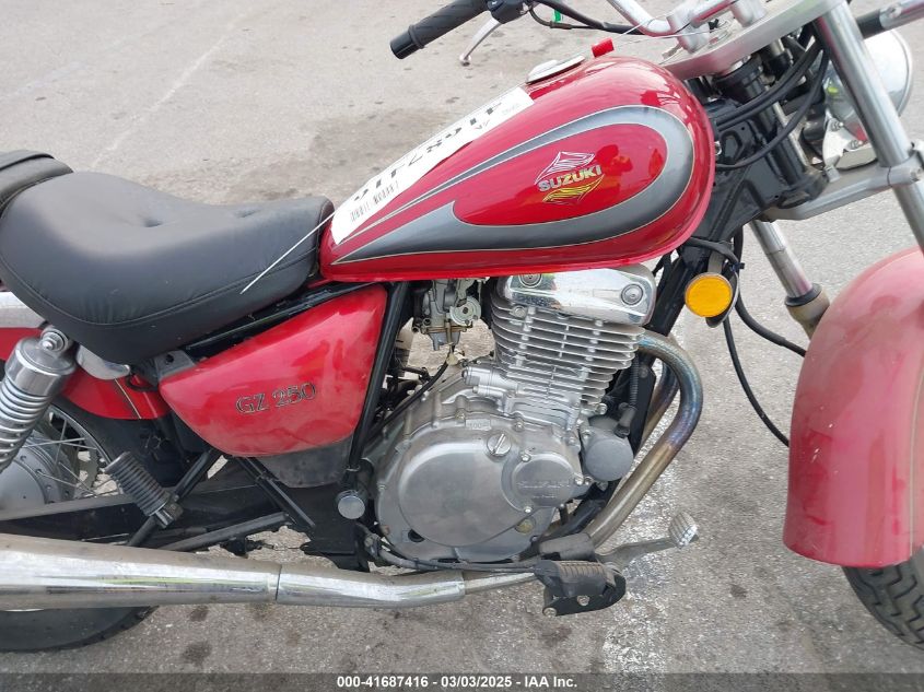 2000 Suzuki Gz250 VIN: JS1NJ48A8Y2102096 Lot: 41687416