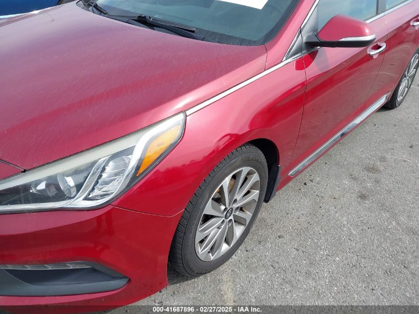 2015 Hyundai Sonata Sport VIN: 5NPE34AF6FH202232 Lot: 41687896