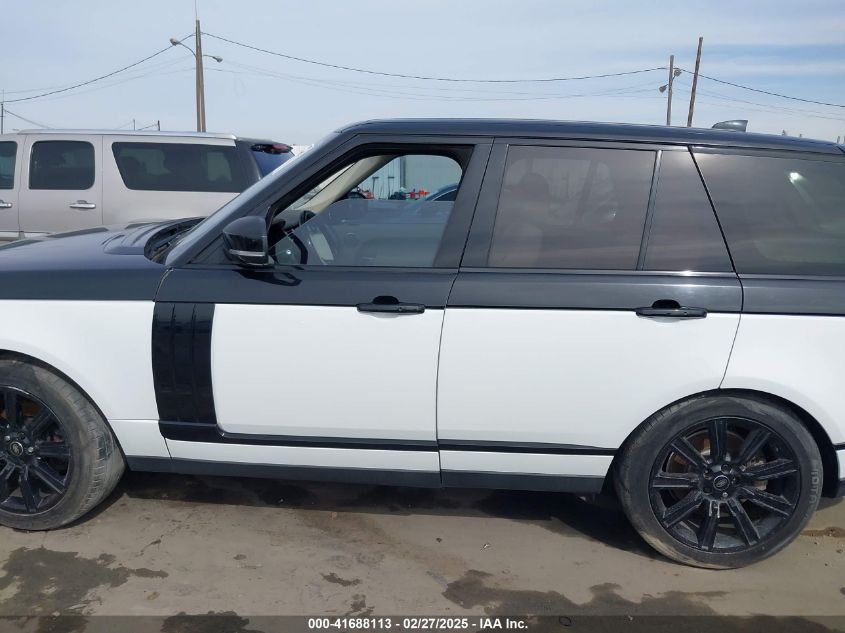 2017 Land Rover Range Rover 3.0L V6 Turbocharged Diesel Hse Td6 VIN: SALGS2FK8HA326995 Lot: 85966394