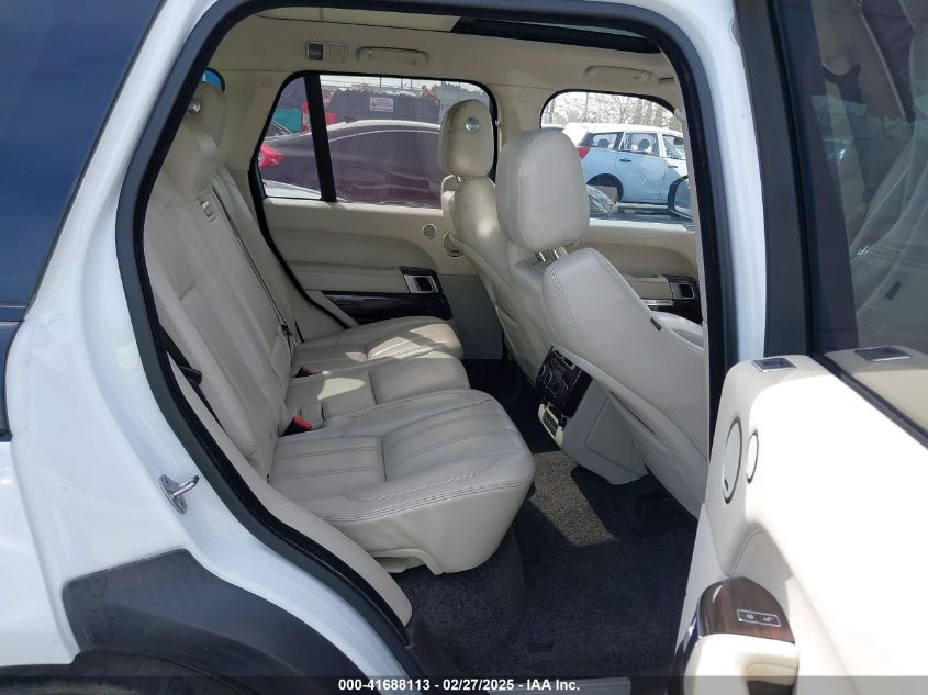 2017 Land Rover Range Rover 3.0L V6 Turbocharged Diesel Hse Td6 VIN: SALGS2FK8HA326995 Lot: 85966394