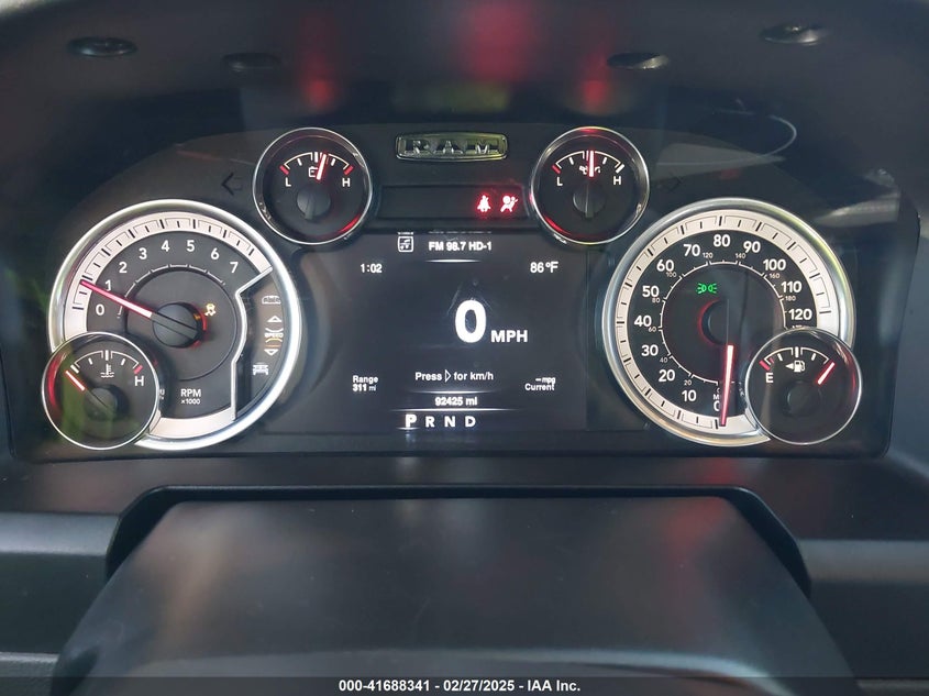 2019 Ram 1500 Classic Warlock 4X4 6'4 Box VIN: 1C6RR7GT4KS706750 Lot: 41688341