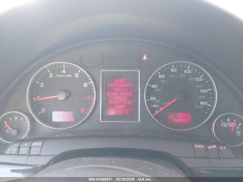 2008 Audi A4 2.0T/2.0T Special Edition VIN: WAUBF78E38A162806 Lot: 41688631