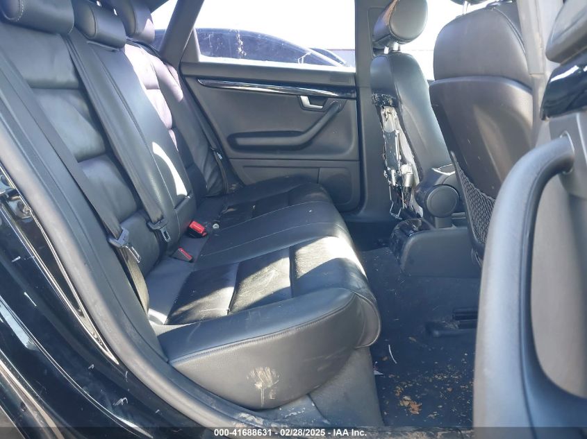 2008 Audi A4 2.0T/2.0T Special Edition VIN: WAUBF78E38A162806 Lot: 41688631