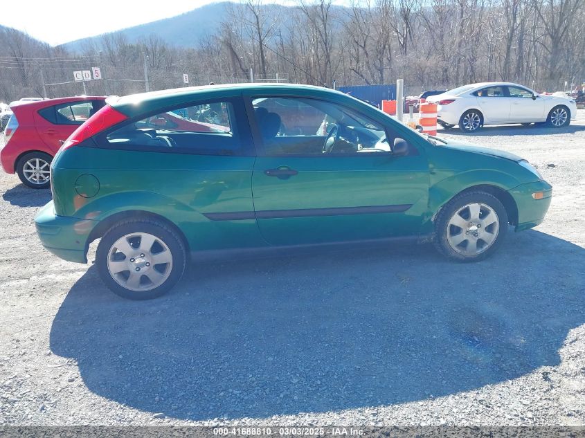 2002 Ford Focus Zx3 VIN: 3FAFP31362R167648 Lot: 41688810