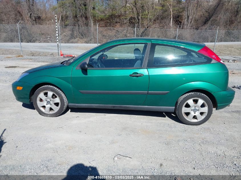 2002 Ford Focus Zx3 VIN: 3FAFP31362R167648 Lot: 41688810