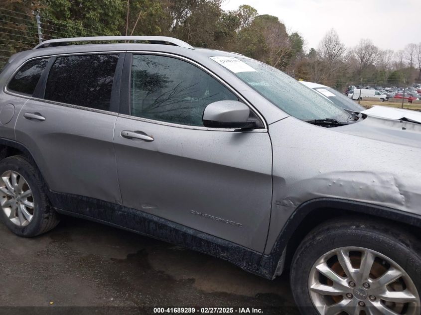 2016 Jeep Cherokee Limited VIN: 1C4PJMDBXGW314003 Lot: 41689289