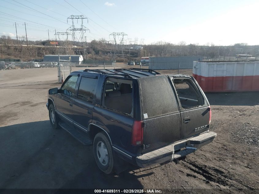 1998 Chevrolet Tahoe Ls VIN: 1GNEK13R4WJ371916 Lot: 41689311
