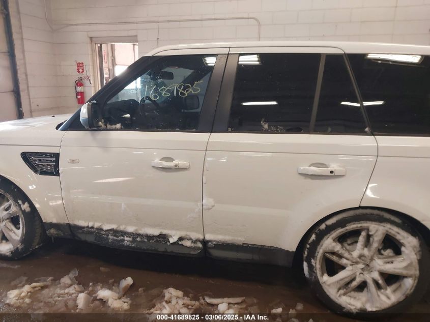 2013 Land Rover Range Rover Sport Hse VIN: SALSK2D49DA813051 Lot: 41689825