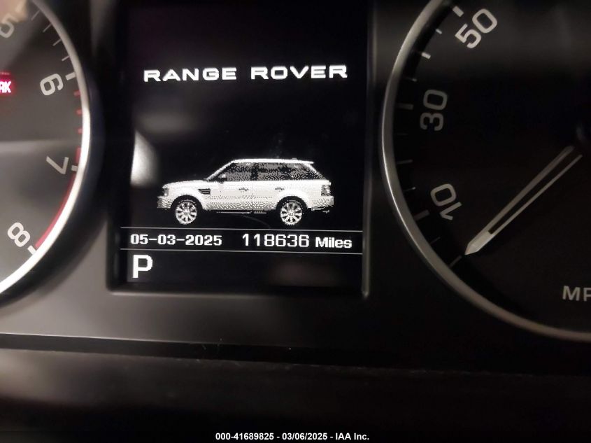 2013 Land Rover Range Rover Sport Hse VIN: SALSK2D49DA813051 Lot: 41689825