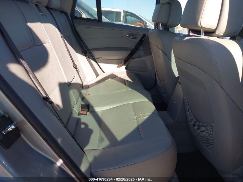 2008 BMW X3 3.0Si VIN: WBXPC934X8WJ06587 Lot: 41690294