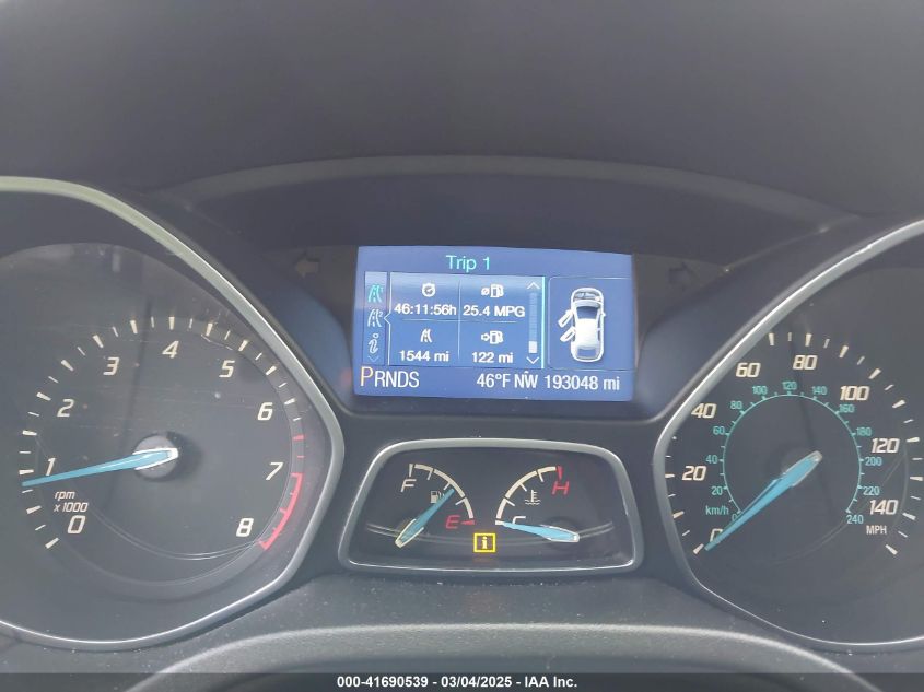 2013 Ford Focus Se VIN: 1FADP3K25DL302956 Lot: 41690539