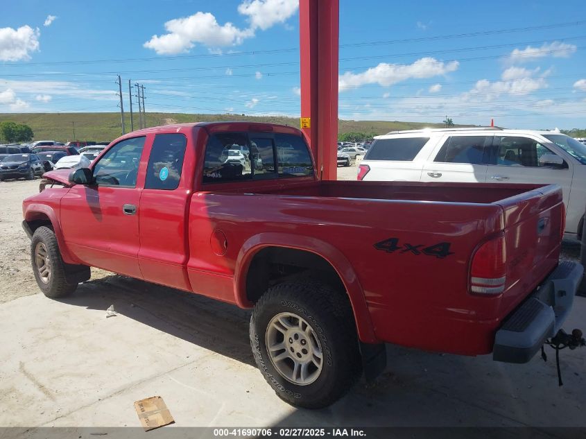 2004 Dodge Dakota VIN: 1D7HG12K74S727008 Lot: 41690706