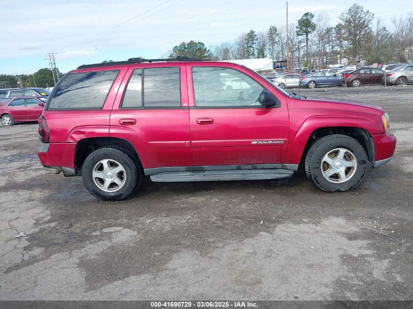2004 Chevrolet Trailblazer Lt VIN: 1GNDS13S442219267 Lot: 41690729