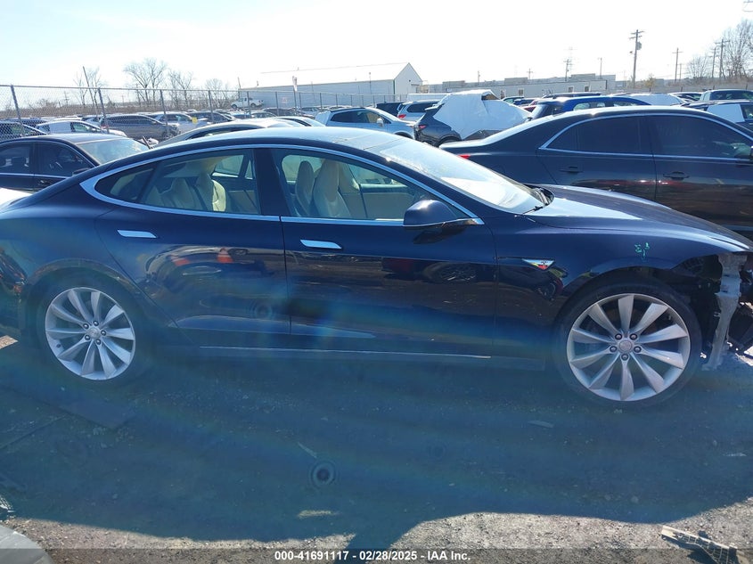 2014 TESLA MODEL S VIN: 5YJSA1H16EFP50410