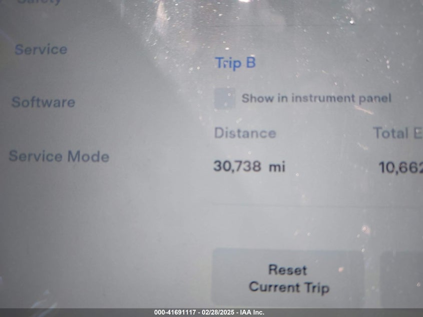 2014 TESLA MODEL S VIN: 5YJSA1H16EFP50410