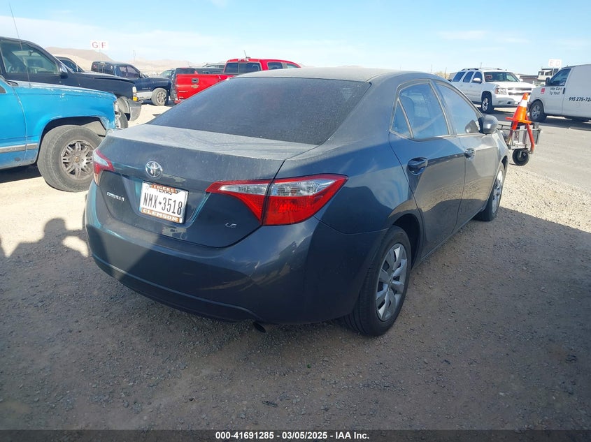 2016 TOYOTA COROLLA VIN: 5YFBURHE3GP539570