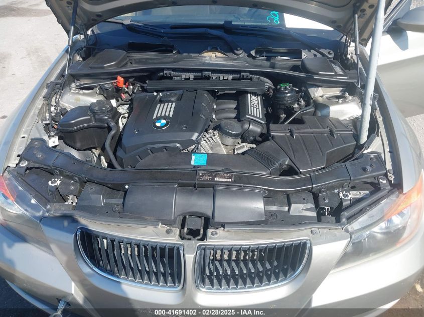 2007 BMW 328I VIN: WBAVA37587NL12356 Lot: 41691402