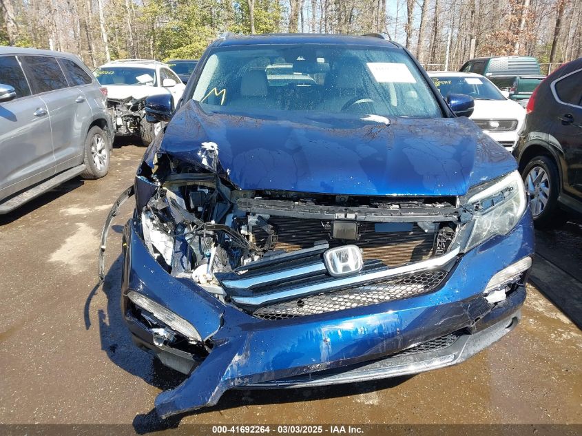 2017 Honda Pilot Touring VIN: 5FNYF6H90HB001895 Lot: 41692264