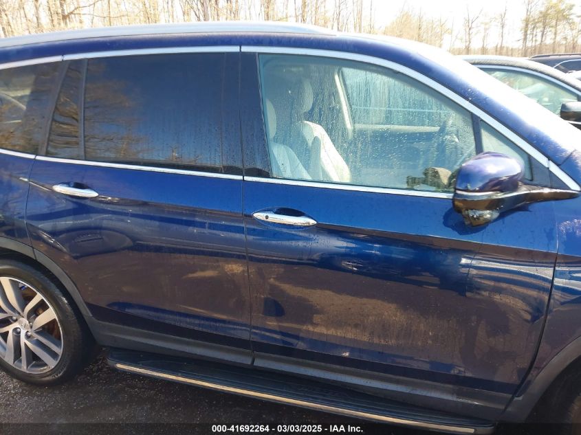 2017 Honda Pilot Touring VIN: 5FNYF6H90HB001895 Lot: 41692264