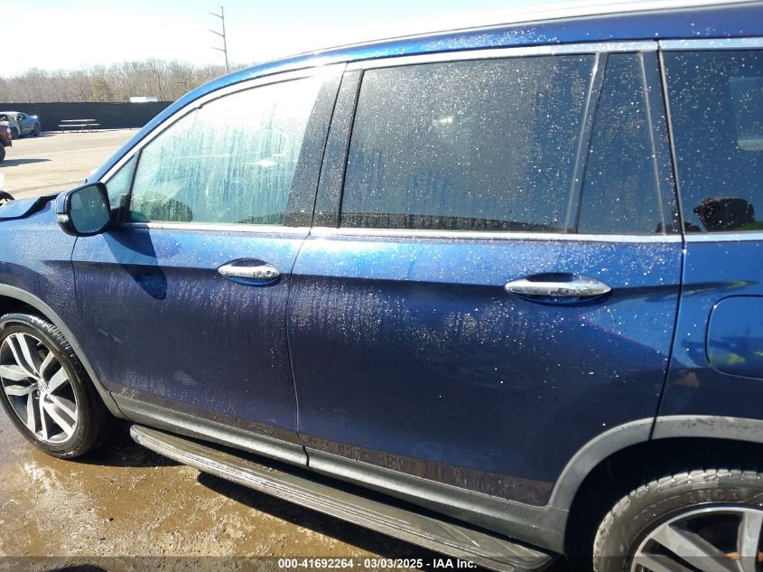 2017 Honda Pilot Touring VIN: 5FNYF6H90HB001895 Lot: 41692264