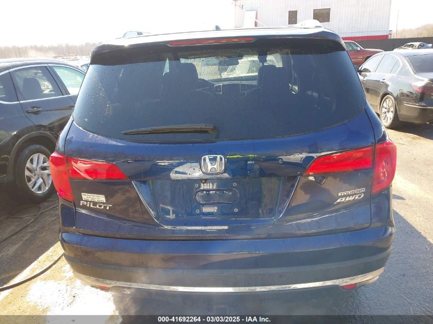 2017 Honda Pilot Touring VIN: 5FNYF6H90HB001895 Lot: 41692264