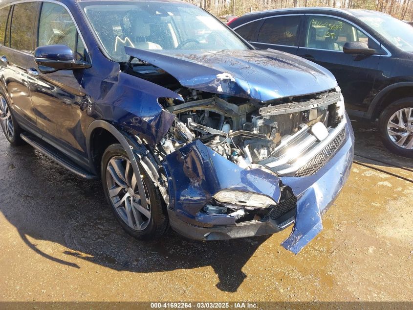 2017 Honda Pilot Touring VIN: 5FNYF6H90HB001895 Lot: 41692264