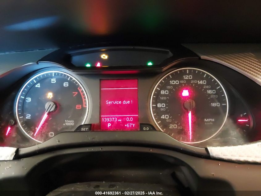 2009 Audi A4 2.0T Prem Plus/2.0T Premium VIN: WAUSF78K29N010189 Lot: 41692361