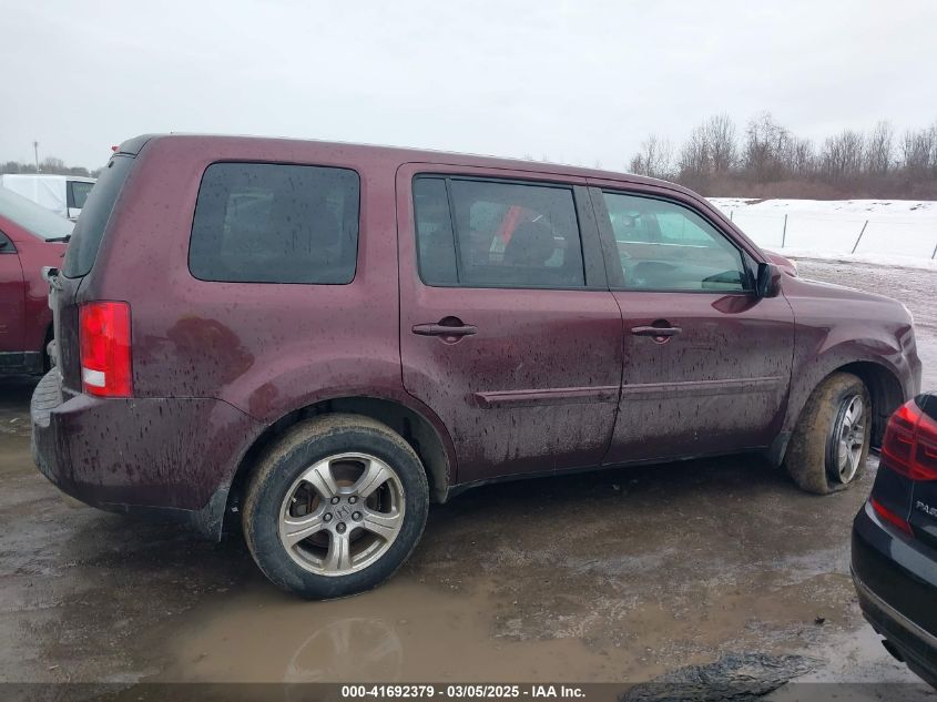 2012 Honda Pilot Ex VIN: 5FNYF4H47CB049685 Lot: 41692379