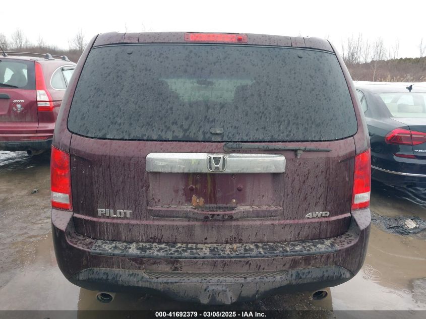 2012 Honda Pilot Ex VIN: 5FNYF4H47CB049685 Lot: 41692379