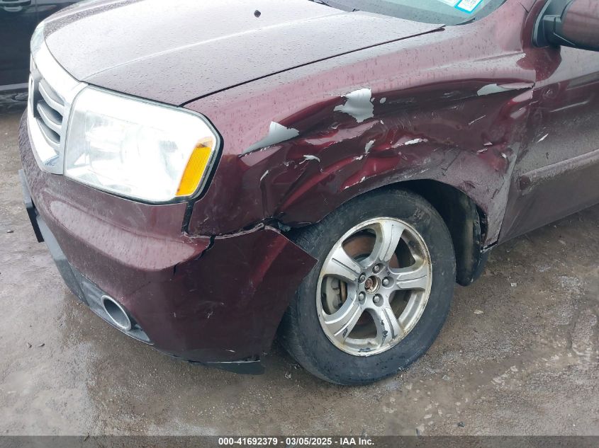 2012 Honda Pilot Ex VIN: 5FNYF4H47CB049685 Lot: 41692379