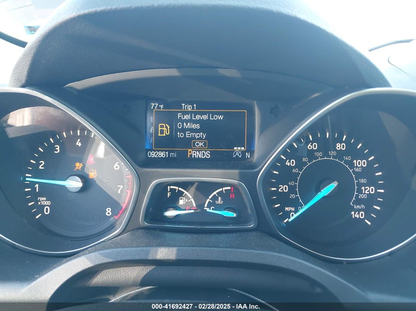 2017 FORD ESCAPE VIN: 1FMCU0G97HUA25824