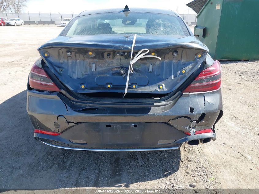 2023 Genesis G70 2.0T Awd VIN: KMTG34TA5PU128188 Lot: 41692526