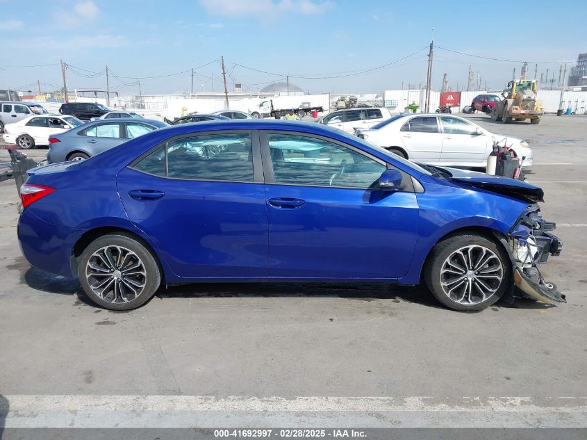 2016 Toyota Corolla S Plus VIN: 5YFBURHE5GP380647 Lot: 41692997