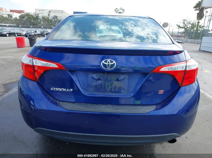 2016 Toyota Corolla S Plus VIN: 5YFBURHE5GP380647 Lot: 41692997