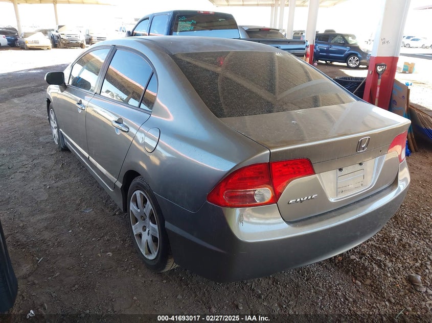 2008 HONDA CIVIC VIN: 2HGFA16598H324556
