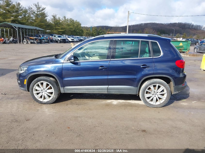 2014 VOLKSWAGEN TIGUAN SE - WVGBV3AX7EW532515